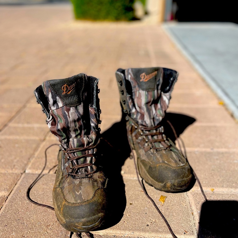 Danner Realtree original vital 8” waterproof hunting boots, 3M thinsulate, 400g